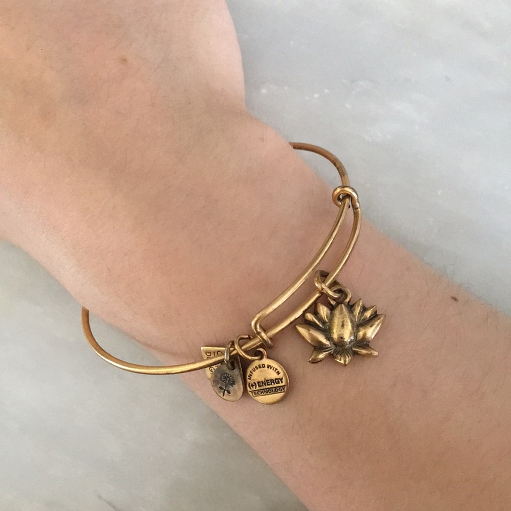 Lotus Flower Alex and Ani bangle